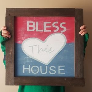 Home decor wood sign